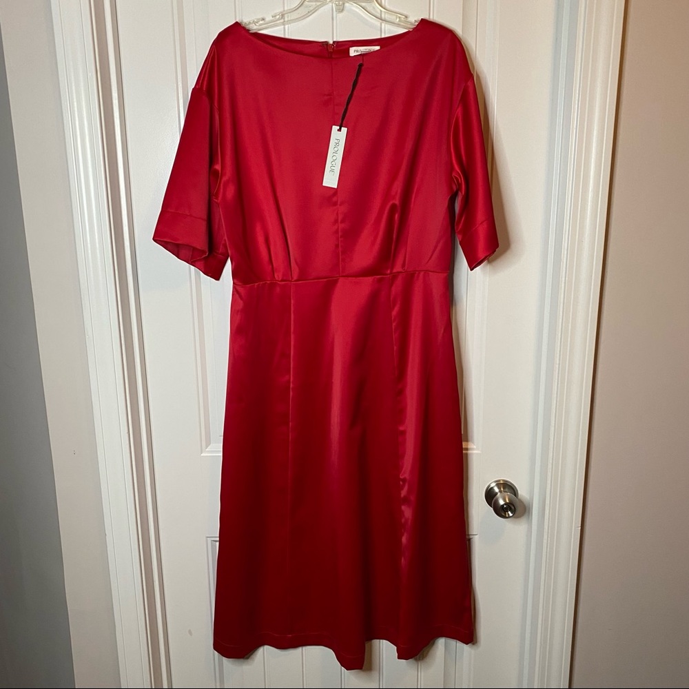 Prologue jester red dress